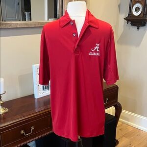 University of Alabama Champion Polo Red Short Sleeve Men’s Medium New